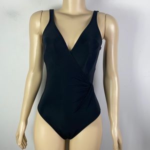 Miraclesuit Black Swimsuit size 10
